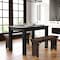 Flash Furniture Rectangle 30 in W, 46 in L, 30 in H, Pine Wood, Pinus Glabra, Black Wash XA-F-46X30-BW-GG - alternate 1